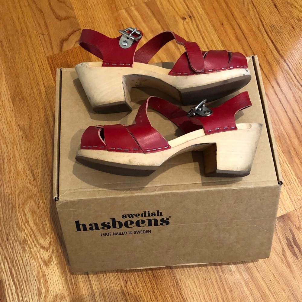 Swedish Hasbeen Peep Toe High